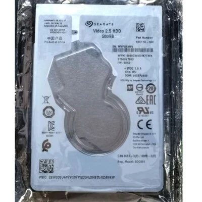 Original Seagate Video 2.5" HDD ST500VT003 500GB 5400RPM Laptop Hard Disk Drive - Image 1 of 4