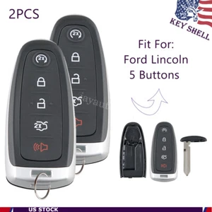 2 Replacement For 2011 2012 2013 2014 2015 Ford Explorer Key Fob Shell Case - Picture 1 of 7