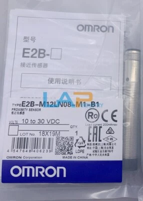 1Pcs New For OMRON proximity switch E2B-M12LN08-M1-B1 30VDC - Image 1 of 3