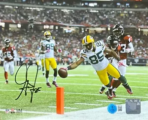 GREG JENNINGS - Green Bay Packers - Signed 8x10 Photo #3 AUTO - BAS - Picture 1 of 1
