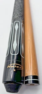 Halex Pool Cue Stick due pezzi manico avvolto bianco e nero 20 once 57" - Foto 1 di 5