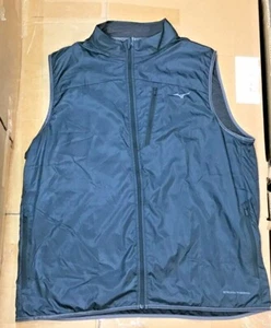 Mizuno Men's Breath Thermo FZ Vest Black H22 - Picture 1 of 8