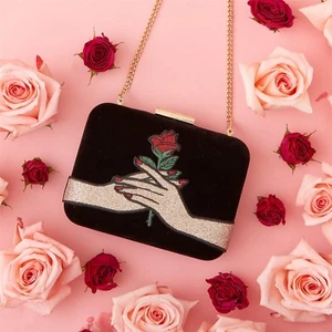 Danielle Nicole Disney Sleeping Beauty Clutch Aurora Hand Bag Party Purse NEW - Picture 1 of 4