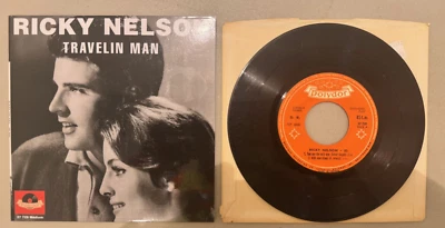 45 7" FRENCH EP RICKY NELSON TRAVELIN MAN - Image 1 of 2