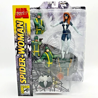 Figura de acción exclusiva Diamond Select Marvel Comics Spider-Woman SDCC 2006 NUEVA Foto 1 de 4