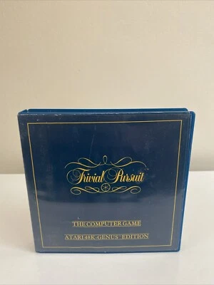 TRIVIAL PURSUIT GENUS EDITION - DOMARK - Atari XL / XE DISK - RARE Release - Image 1 of 4