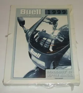 Buell 1999 Thunderbolt S3 Service Manual Thunder Bolt Shop Repair - Foto 1 di 2