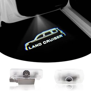 2 pcs x HD Door Courtesy Light Projector Logo for TOYOTA Land Cruiser LC200 NEW! - Picture 1 of 7