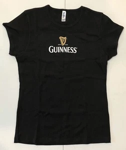 Guinness Damen T-Shirt schwarz New Old Stock Größe Medium - Bild 1 von 6