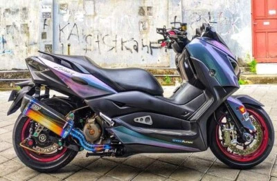 99 tubos de escape personalizados Racing sistema completo para 2018-2024 Yamaha XMAX 250/300cc - Imagem 1 de 4