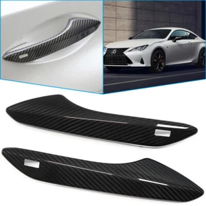 Real Carbon Fiber Side Door Handle Cover For Lexus RC XC10 RC300 RC350 RCF 2015+ - Picture 1 of 11