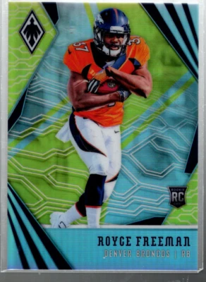 B2039- 2018 Panini Phoenix Yellow #124 Royce Freeman /75 - NM-MT - Image 1 of 2