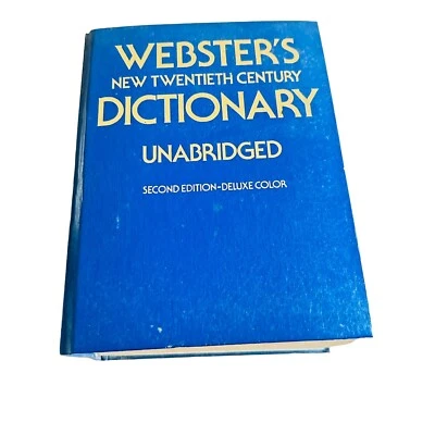 De colección Webster's Nuevo Diccionario del Siglo XX, Unabraidged 2ª edición 1979 Foto 1 de 4