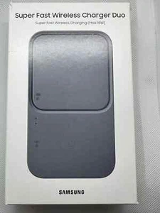 GENUINE Samsung 15W Super Fast Wireless Charger Duo Pad EP-P5400 Black - Picture 1 of 2