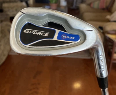 Ram G-Force Ti-Matrix Pitching Wedge ⛳RH Stainless Steel Shaft Stiff Flex ~35.5" - Image 1 of 4