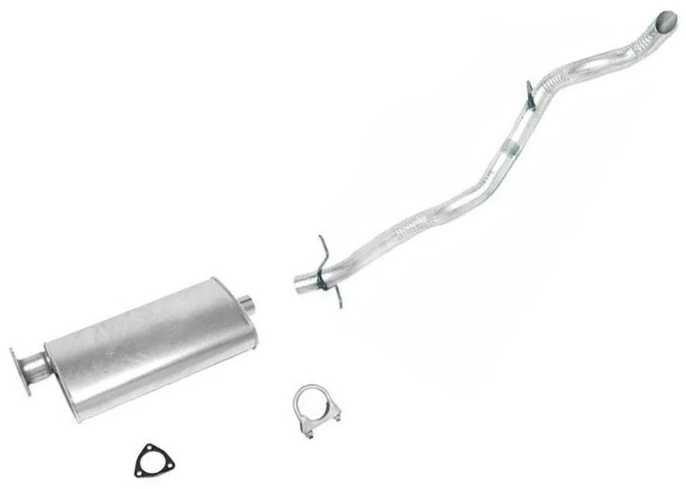 Silenciador medio y sistema de escape de tubo trasero para Chevrolet Blazer 2 puertas 1995-1999 Foto 1 de 4