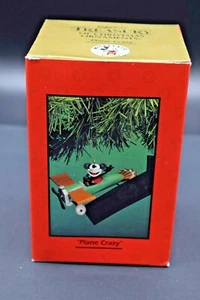 Enesco Treasury of Christmas Disney Mickey. & Co. " Plane Crazy " 168386  T4 - Picture 1 of 4