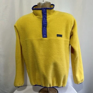 Vtg 90s Patagonia Synchilla Yellow Snap-up Made In USA Size L? See Measurements - Picture 1 of 10