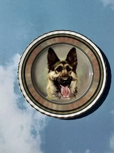 German Shepard Dog Plate, Dogs Collection -Sheltonian Bone China Pet Lover Plate - Picture 1 of 4