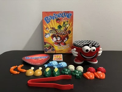 Barbecue Party Game Complete BBQ Grill Vegetables Tongs Drumsticks Goliath 2014 - Image 1 of 4