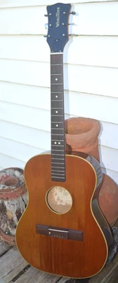 WURLITZER Guitar 1960s RARE''  Made in Italy Elkhart Ind.U.S.A Solid for RESTORE - Image 1 of 4