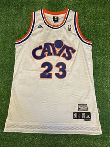 VTg Adidas Hardwood Classic Lebron James Cleveland Cavaliers Cavs 1988 Jersey L - Picture 1 of 6