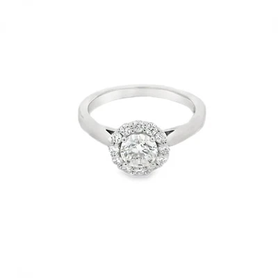 18ct White Gold Diamond Cluster Ring - Size M - 1.00ct - Image 1 of 4