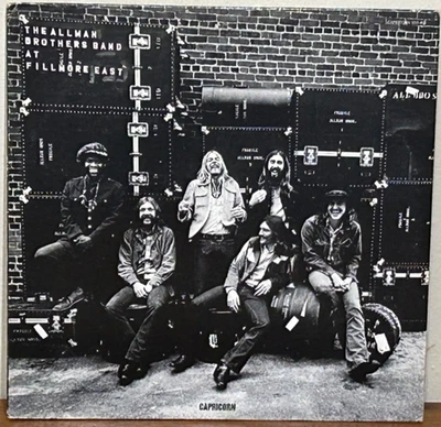 ALLMAN BROTHERS @ Fillmore East '71 CAPRICORN Blues Rock 2XLP EX TESTED Pink Lbl Foto 1 de 4