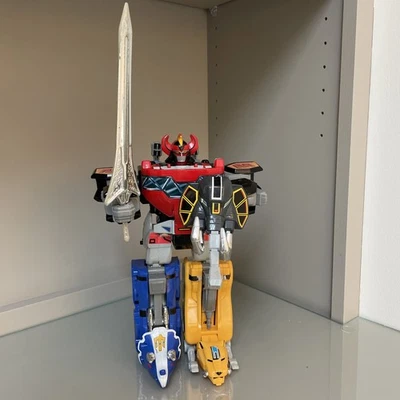 Bandai Mighty Morphin Power Rangers Megazord 1993 completo original vintage MMPR Foto 1 de 4