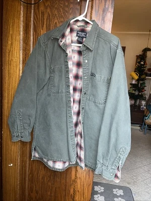 Moose Creek Snap Up Men’s Med Flannel Lined Shirt - Image 1 of 4