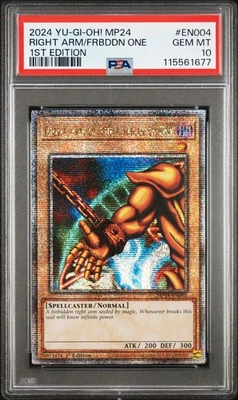 2024 Yu-Gi-Oh Right Arm of the Forbidden One MP24-EN004 QCSR PSA 10 (Aug 25) - Image 1 of 2