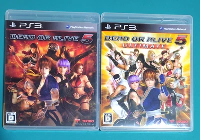 Lot 2 DEAD OR ALIVE 5 Ultimate set PS3 Sony PlayStation 3 Japan Tested - Image 1 of 3
