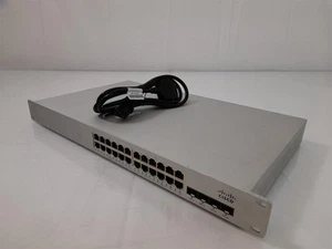 Cisco Meraki MS220-24-HW 24 Port Cloud Managed Access Switch - Unclaimed - Photo 1/5