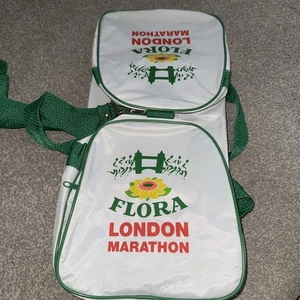 Vintage 90’s FLORA LONDON MARATHON Souvenir Duffel Holdall Bag NEW 1996 gym - Picture 1 of 9
