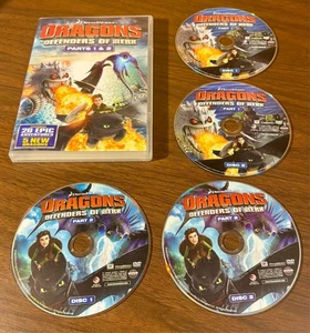 Dragons: Defenders of Berk Parts 1 & 2 (DVD 4-Disc Set) R1 USA OOP Dreamworks - Picture 1 of 3