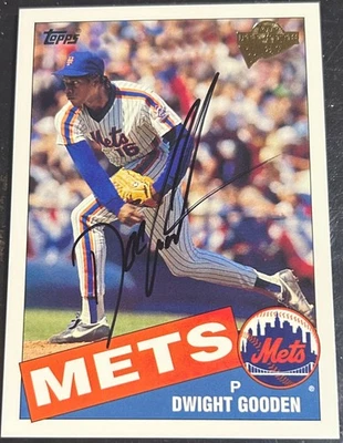 2003 Topps All-Time Fan Favorites DWIGHT GOODEN #114 🔥 1985 ⚾️ BEAUTY Autograph - Image 1 of 2