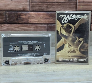 Whitesnake Saints & Sinners (Cassette Tape 1982 Geffen Records M5G 24173) - Picture 1 of 6