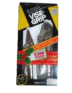 Raro Juego de alicates de bloqueo de colección 6LN y 7Wr 1985 Paquete de Navidad EE. UU. - Imagen 1 de 5