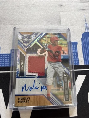 2018 MLB Elite Extra Edition Noelvi Marte Patch Auto /10 - Image 1 of 2