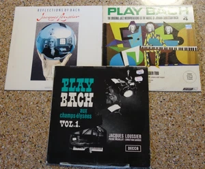 JACQUES LOUSSIER 3 LP Vinyl Jazz Record Lot: Reflections on & Play Bach 1 & 4 - Imagen 1 de 14