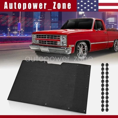 Hood Insulation Pad Fit For Chevrolet GMC Pickup Truck Suburban Jimmy 1981-1987 Foto 1 de 4