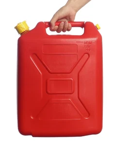 20L 5 Gallon Plastic Fuel Gasoline Petrol Diesel Water Jerry Can Tank Container - Picture 1 of 6