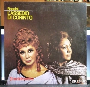 ROSSINI L'ASSEDIO DI CORINTO DIAZ THEYARD SILLS VERRETT LP 33 EDITORIA RICORDI - Foto 1 di 9