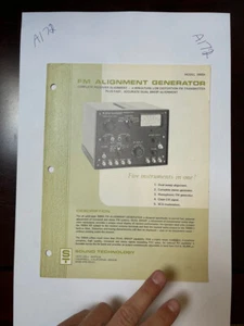 Scheda tecnica vintage SOUND TECHNOLOGY 1000A catalogo brochure vendita ORIGINALE* - Foto 1 di 3