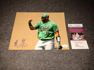 Niko Kavadas Signed 8x10 Jsa Boston Red Sox Notre Dame Fighting Irish - Picture 1 of 1