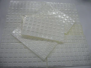 1000 Square Clear Rubber Bumpons ,Framing and Cabinetry Industry ,Made in USA - Picture 1 of 9