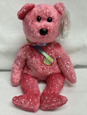 TY 10 Year Anniversary Pink Beanie Baby Of The Month DECADE Bear 2003 NEW