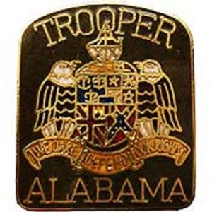 AL ALABAMA PARCHE DE POLICÍA ESTATAL MINI PIN INSIGNIA - NUEVO - Imagen 1 de 1