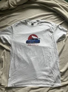 Nissan GTR-34 Godzilla Tee Shirt (Size L) - Picture 1 of 5