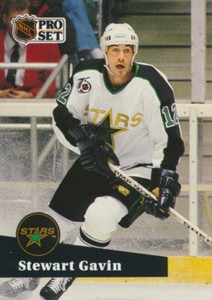 1991-92 Pro Set French #404 STEWART GAVIN - Minnesota North Stars